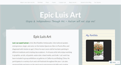 Desktop Screenshot of epicluisart.com