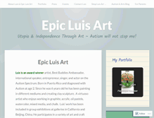Tablet Screenshot of epicluisart.com